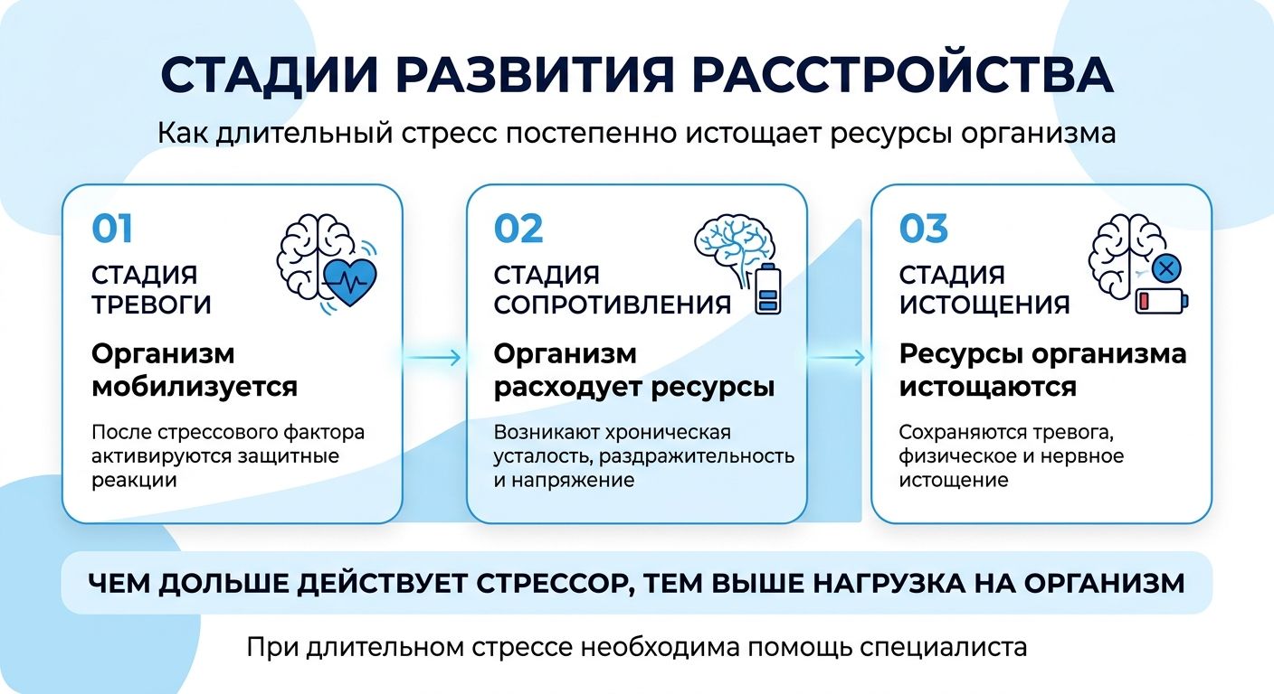 Лечение стресса в Карталах инфографика